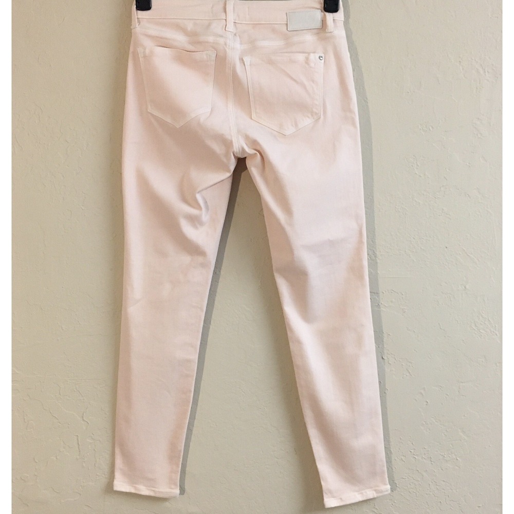 NEW Mavi Jeans 27 Pink Adriana Ankle Mid Rise Super Skinny Stretch Denim - Picture 6 of 15